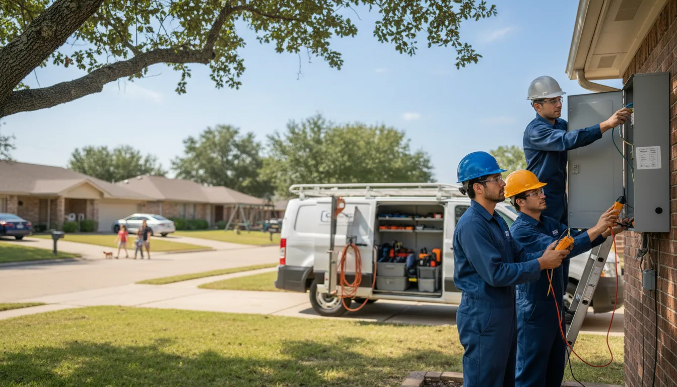 Certified electrician providing emergency electrical services in New Kent, VA